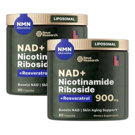 2 Frasco Nicotinamida Ribósido Liposomal + Resveratrol