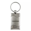 Nissan Frontier Rectangular Wave Key Ring (Silver)