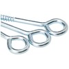 Merriway BH04760 (50 Pcs) Screw-In Vine Eye, 75mm (3 inch)