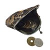 Senyoin Nishijin Woven Gold Brocade Coin Purse 2.5 Inch Round