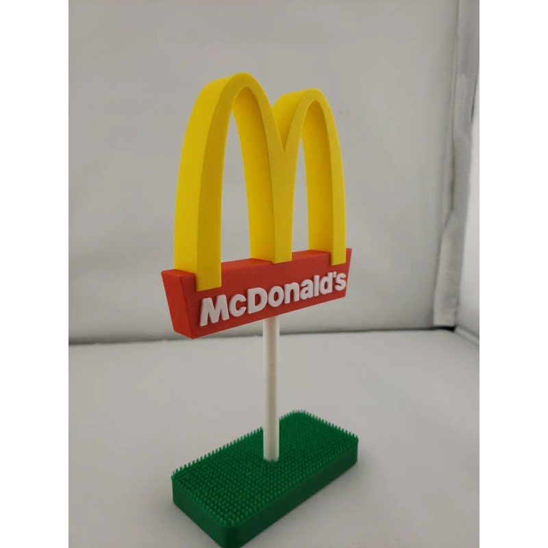 McDonald's New 3D Printed: McDonald’s Sign Advertising Golden Arches Logo