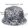 Rulala Fancy Women's Winter Faux Fur Bucket Hat Fluffy Warm