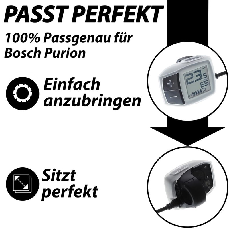 foto-kontor Protective Case Compatible with Bosch Purion E-Bike Bicycle Display