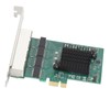 PCIe X1 Network Card 4 RJ45 Port 1000M High Speed