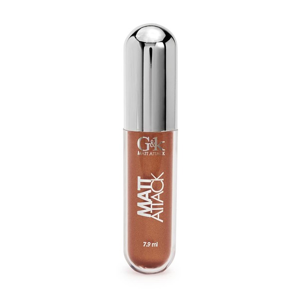 Labial líquido, Lip Gloss Mattatack Mate, G&K, GKLM12, Acabado mate