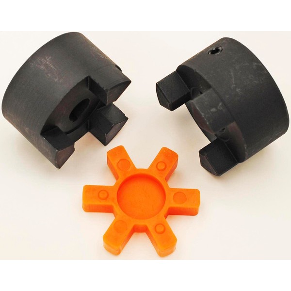 Premium 3/4 to 1 L095 Flexible 3-Piece L-Jaw Urethane Coupling