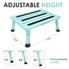DEPSUNNY Adjustable Height Aluminum RV Step, Stable Foldable Platform Step