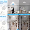 2-Pack Battery Operated Motion Sensor LED Ceiling Light, 7.2inch Flush