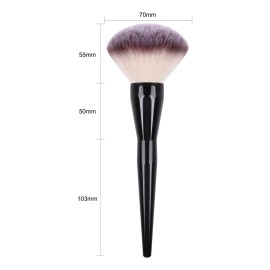 Brocha Grande Profesional Para Maquillaje En Polvo Black