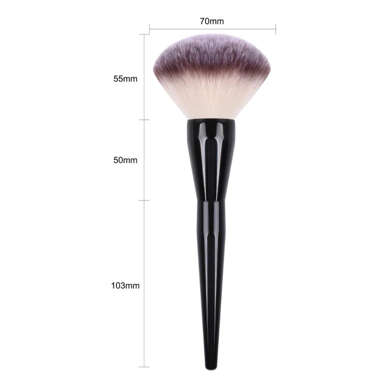 Brocha Grande Profesional Para Maquillaje En Polvo Black