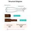 Accering Honeycomb Pattern Heat Shrink Tubing Absorb Sweat for Fishing