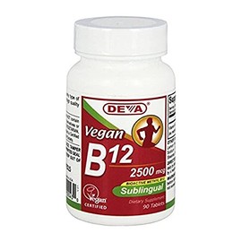 Deva Vegan Vitamins B12 Sublingual, 90 Count