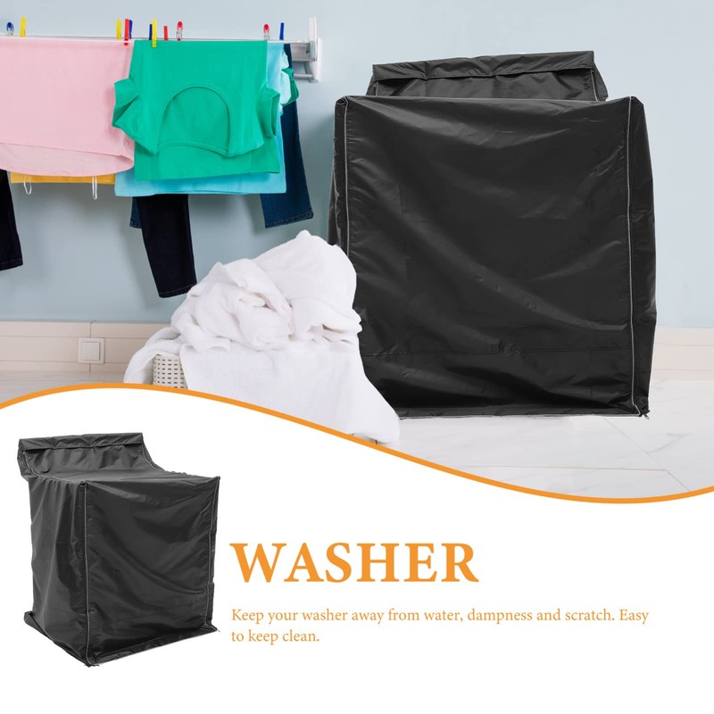 BUGUUYO Automatic Washing Machine Cover Dryer Cover Protector Soft Dryer