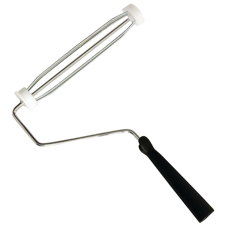 Edward Tools 9” Paint Roller Frame – 4-Wire Steel Cage,