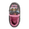 MUK LUKS Patterned Moccasins, Dark Grey Heather, Large Unisex Little_Kid