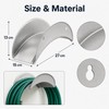 Wall Mount Garden Hose Holder for Outdoor Storage - Heavy