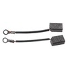 vhbw 2 x Carbon Brushes Motor Carbon Abrasive Carbon Compatible