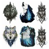 SG004 Tiger Wolf Tattoo Stickers Set, set292,