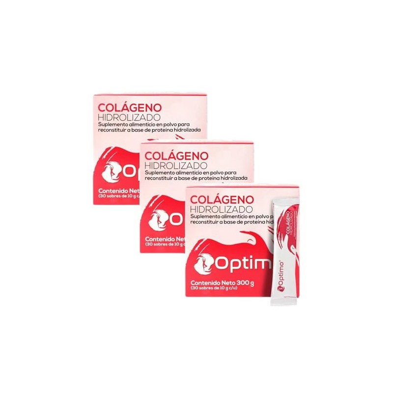 Soy Óptimo Kit Colágenos Hidrolizados Sabor Olor Azúcar Suplemento Alimenticio
