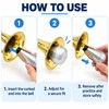 Aluminum Trumpet Straight Mute for Music Practice – Portable Silver