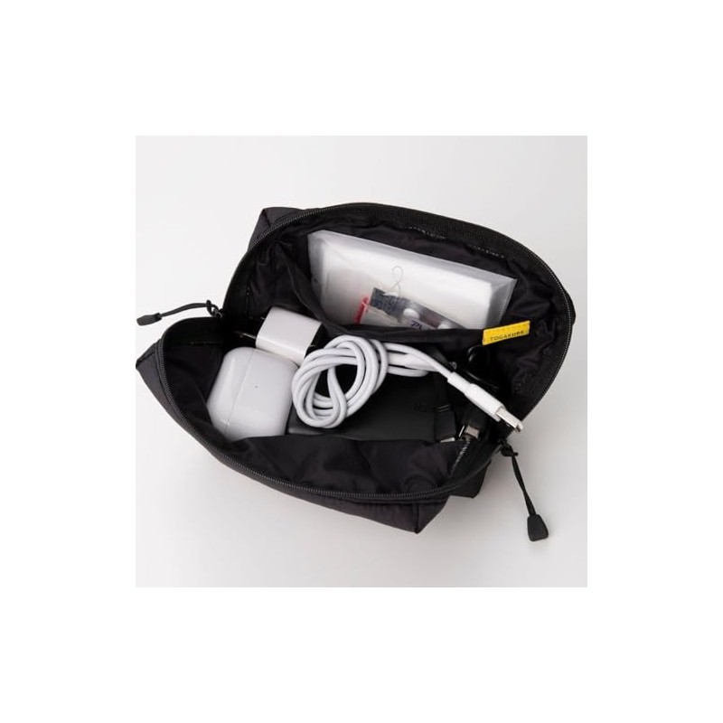 togakle marks pouch, black