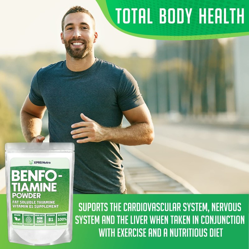 XPRS Nutra Benfotiamine Powder (Thiamine) - Fat Soluble Happy Heart