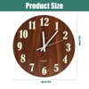 Blingbin Wall Clock, 12 Inch Glow in Dark Wall Clocks,