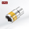 QUARKZMAN 4 Pieces 1/2 Inch Drive 6 Point Socket 13