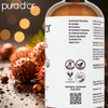PURA D'OR 16.9 Oz ORGANIC Castor Oil (GLASS BOTTLE) 100%