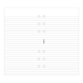 Filofax B132210 Ruled White Notepad