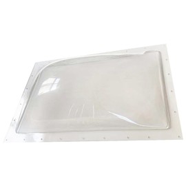 Lirinsegie SL1422C 18"x26" OD Thick RV Skylight Replacement for 14" x 22" Skylight Outer Dome Opening Travel Trailer RV Camper Truck with Lap Sealant (Clear)