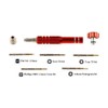 Red Premium-Quality Micro Precision Small Screwdriver Set 5 in 1