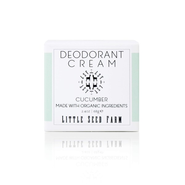 Crema desodorante natural Little Seed Farm, sin aluminio, sin soda, 2.4 onzas, 1 Ounces
