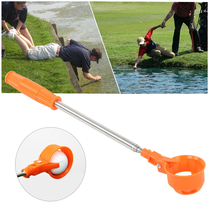 Golf 8‑section Antenna Ball Retriever Stretchable Portable Pick Up Sucker