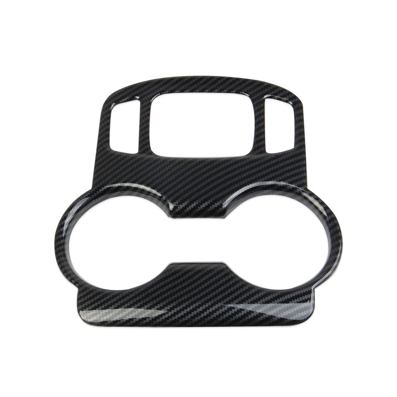Korlot Carbon Fiber Center Console Cup Holder Knob Button Panel
