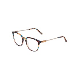 Calabria Ernest 4859 Cat-Eye Blue Light Blocking Reading Glasses +1.00 Blue Rose Plum Yellow Tortoise Havana Silver Women