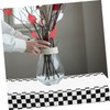 VICASKY 2Pcs Checkered Tablecloth Disposable Table Cloth for Parties Events