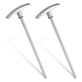 2pcs 9in RV Waste Valve Extension Tube, RV Sewer Valve Handle Replacement RV Dump Valve Handle Flexible RV Tank Valve Handle Fits for Sewer Hose Kits