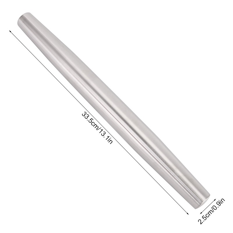 316 Stainless Steel Household Non Stick Rolling Pin Kitchen Cooking