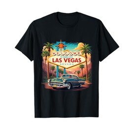 Retro Las Vegas Nevada Las Vegas Souvenir Vacation Trip T-Shirt