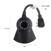 Outdoor Light Sensor Timer, 24 Hours Heavy Duty Waterproof Outlet