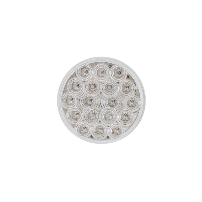 Grand General 76453 Red 4" Round Fleet 18-LED Stop/Turn/Tail Sealed
