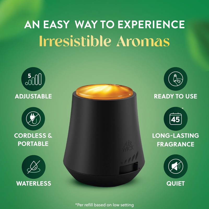 Air Wick Essential Mist Diffuser, 1ct, Essential Oils Diffuser, Air