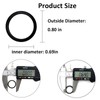 Ficero Crush Washer 5/8x24 Thread Steel for 308 (Pack of