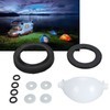 RV Toilet Waste Ball Seal Kit 34117 Leakage Proof Ball