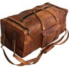 Leather Duffle Bag for Men Luggage Handmade Travel Bag Carry