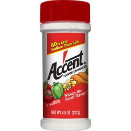 Ac'cent All Natural Flavor Enhancer, 4.5 Ounce (Pack of 6)