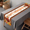 Thanksgiving decorations, Happy Thanksgiving table runner, autumn Thanksgiving tablecloth decoration,