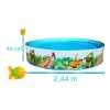 Alberca Circular Infantil De Dinosaurios Grande De 244 Cm