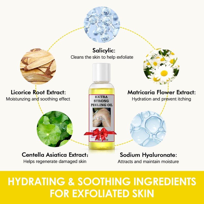 Yellow Peeling Oil for Dark Skin Strong Peel Oil Extra